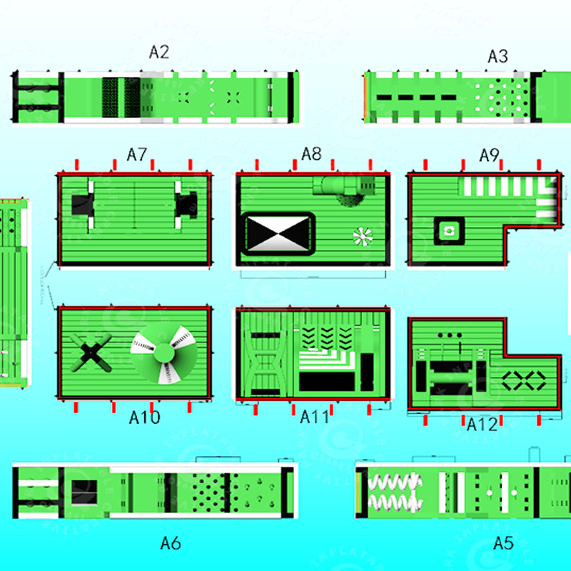 Modular Inflatable Theme Parks